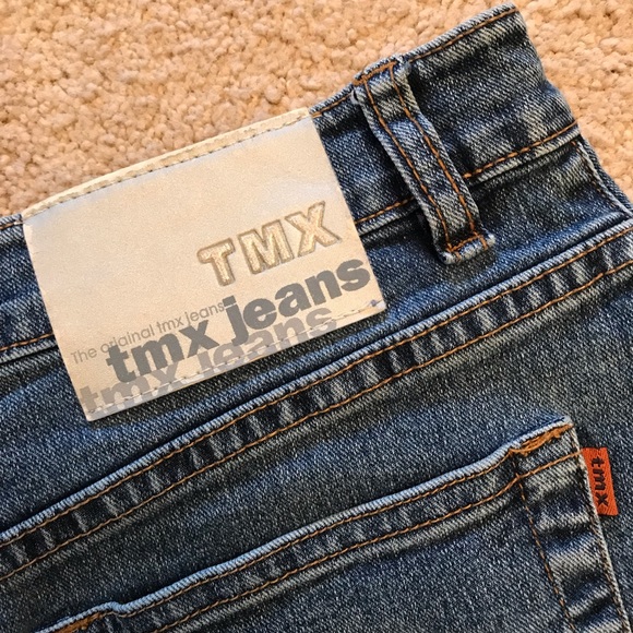 TMX Denim Mini Skirt Size M Blue - Picture 4 of 9